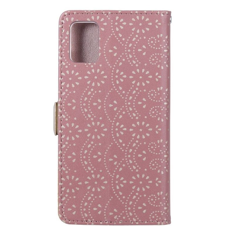 Flip Case Samsung Galaxy A51 5G Hemming Kukkapitsi