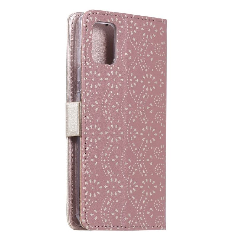 Flip Case Samsung Galaxy A51 5G Hemming Kukkapitsi