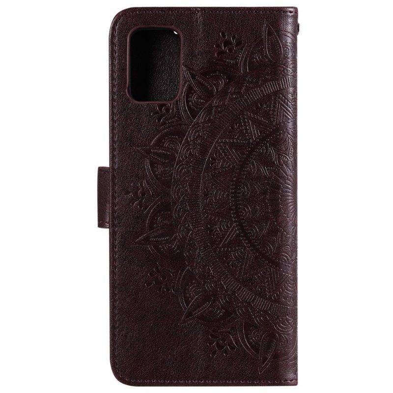 Flip Case Samsung Galaxy A51 5G Hemming Mandala Relief