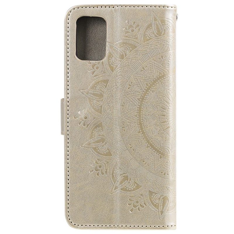 Flip Case Samsung Galaxy A51 5G Hemming Mandala Relief