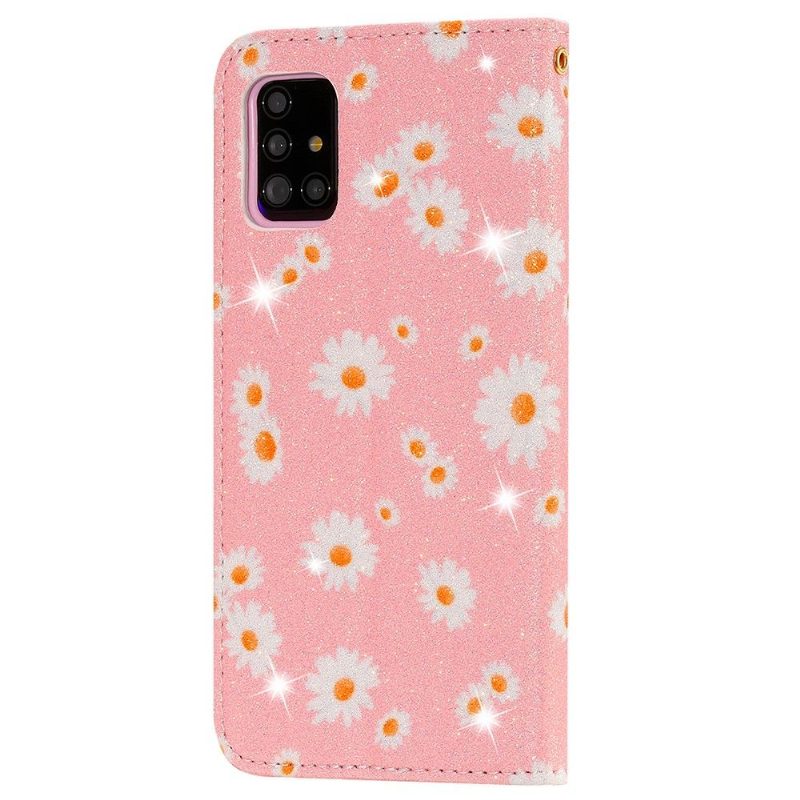 Kotelot Samsung Galaxy A51 5G Daisies - Vaaleanpunainen