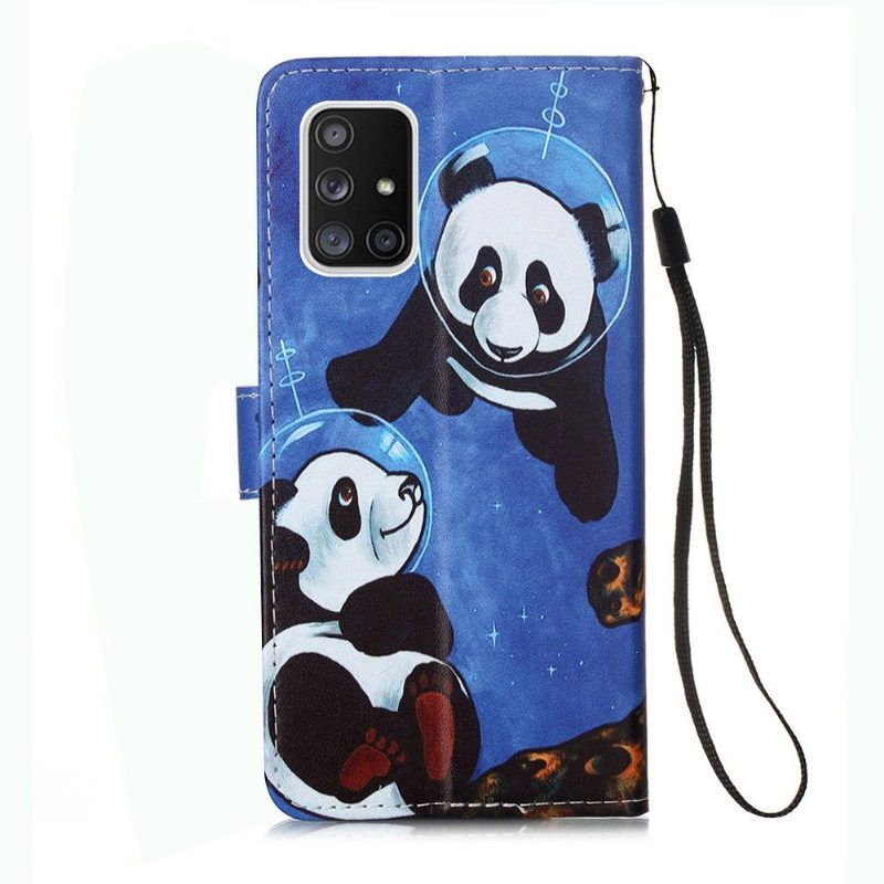 Kotelot Samsung Galaxy A51 5G Panda Astronaut