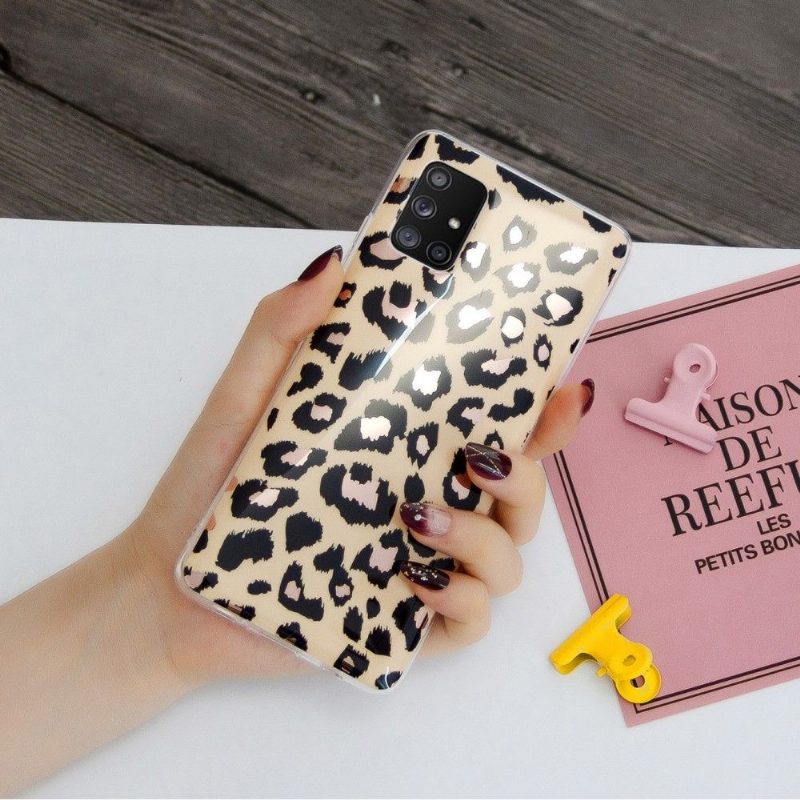 Kuori Samsung Galaxy A51 5G Joustava Leopard