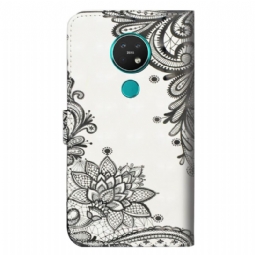 Kotelot Nokia 7.2 Flowers Lace