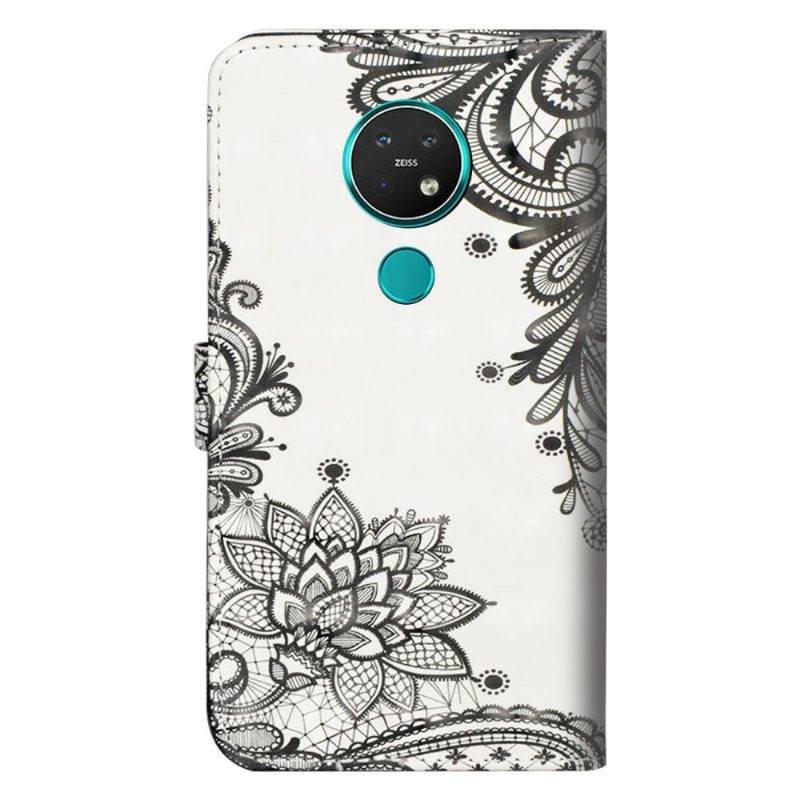 Kotelot Nokia 7.2 Flowers Lace