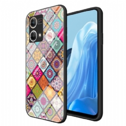 Case Oppo Reno 7 Kaleidoscope Mandala Jalustalla