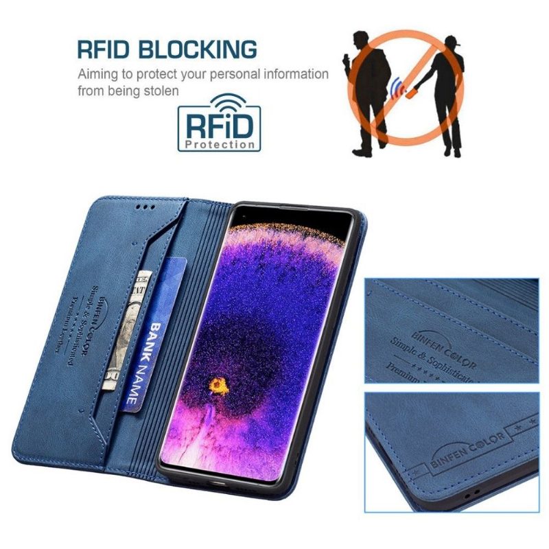 Flip Case Oppo Reno 7 Hemming Kotelot Flip Binfen Flip Series-5