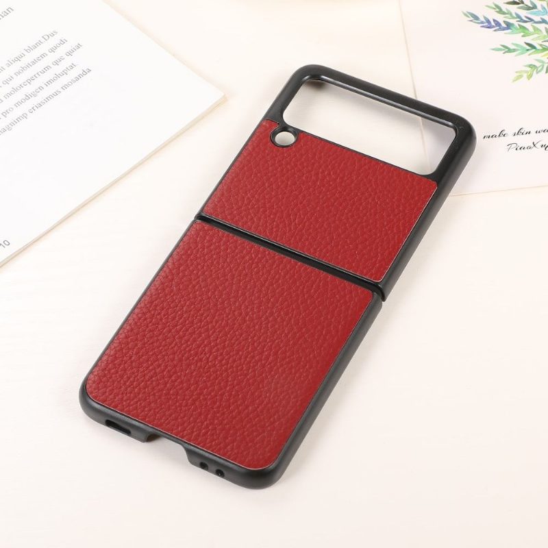 Case Samsung Galaxy Z Flip 3 5G Kotelot Flip Aito Rakeinen Nahka