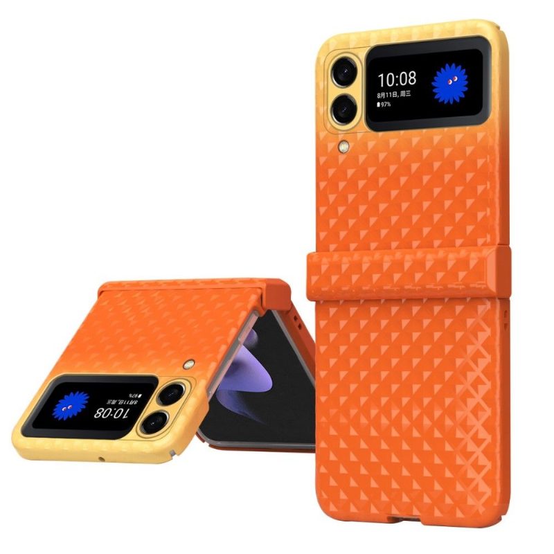 Case Samsung Galaxy Z Flip 3 5G Murtumaton Puhelinkuoret Kotelot Flip Värigradientti