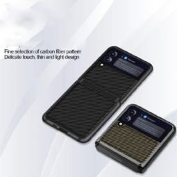 Case Samsung Galaxy Z Flip 3 5G Murtumaton Puhelinkuoret Ultra Thin Carbon Fiber