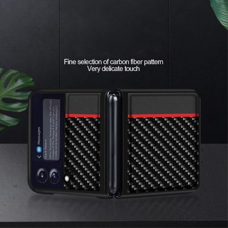 Kuori Samsung Galaxy Z Flip 3 5G Hemming Sport Carbon Fiber