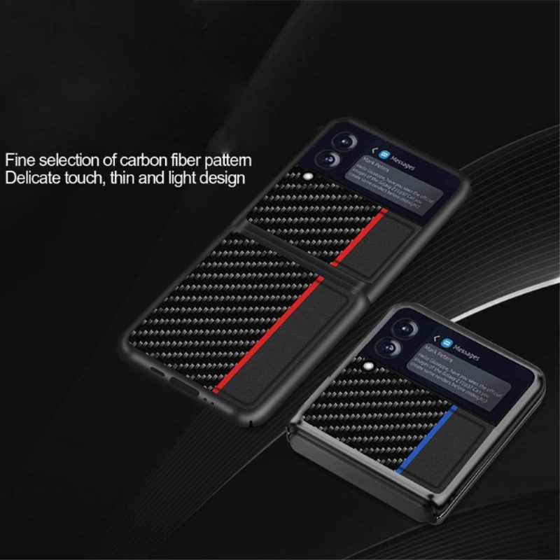 Kuori Samsung Galaxy Z Flip 3 5G Hemming Sport Carbon Fiber