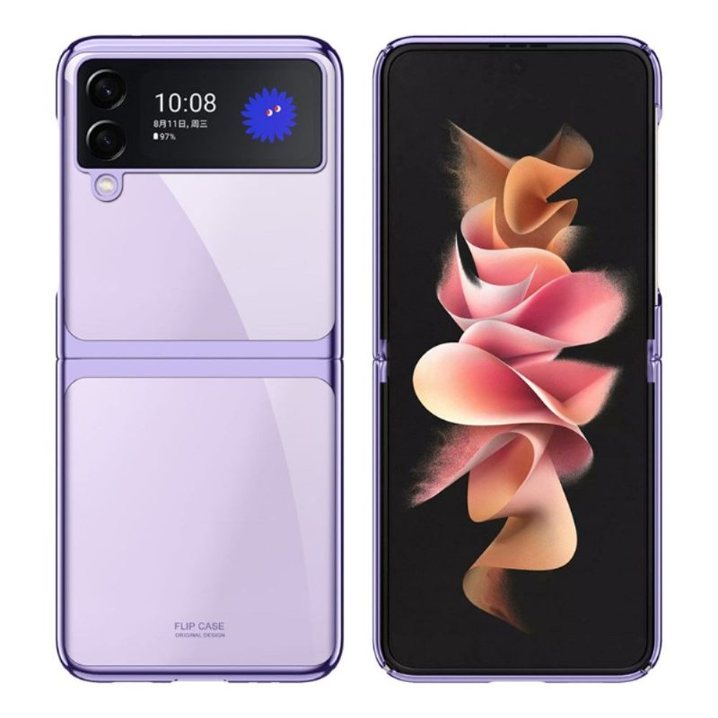 Kuori Samsung Galaxy Z Flip 3 5G Selkeät Värilliset Reunat