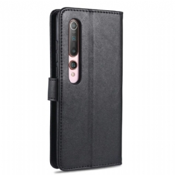 Flip Case Xiaomi Mi 10 / 10 Pro Hemming Azns Retro-nahkaefekti