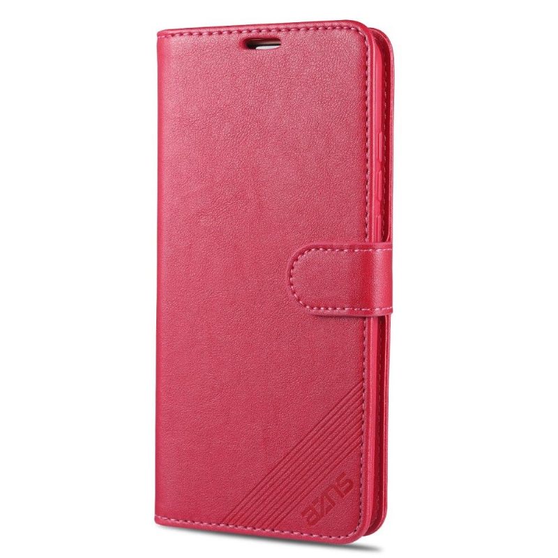 Flip Case Xiaomi Mi 10 / 10 Pro Hemming Azns Retro-nahkaefekti