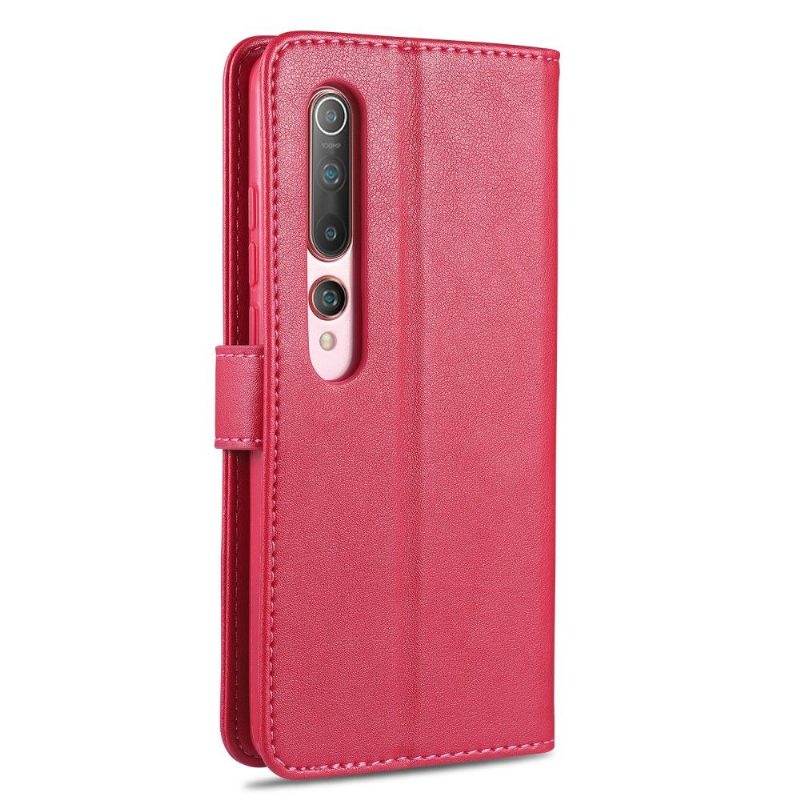 Flip Case Xiaomi Mi 10 / 10 Pro Hemming Azns Retro-nahkaefekti