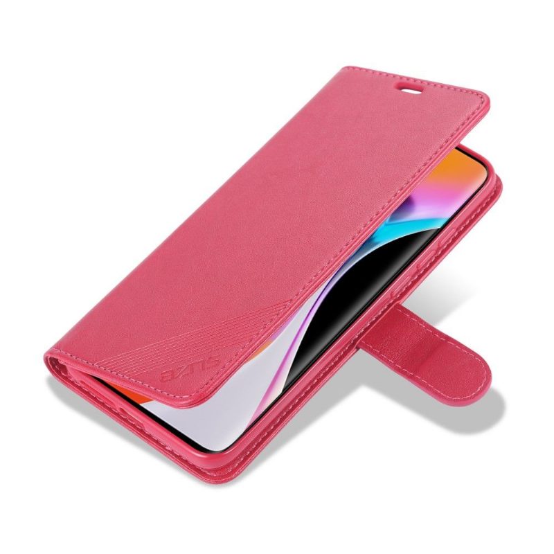 Flip Case Xiaomi Mi 10 / 10 Pro Hemming Azns Retro-nahkaefekti