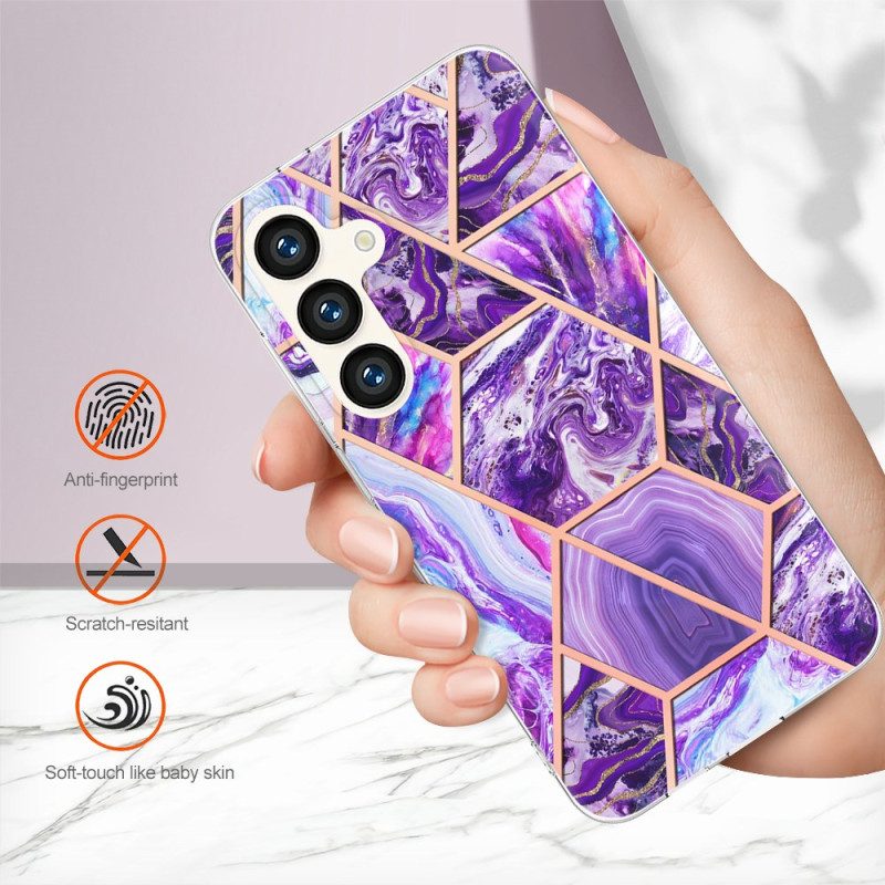 Case Samsung Galaxy S24 5g Puhelinkuoret Geometrinen Marmori