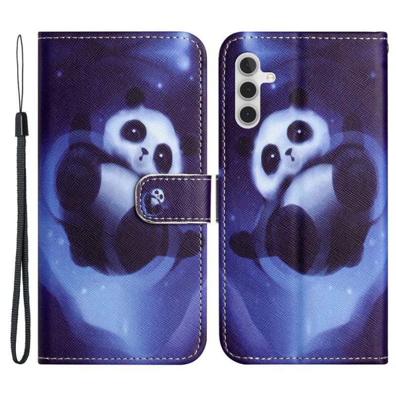 Kotelot Samsung Galaxy S24 5g Panda Space Hihnalla