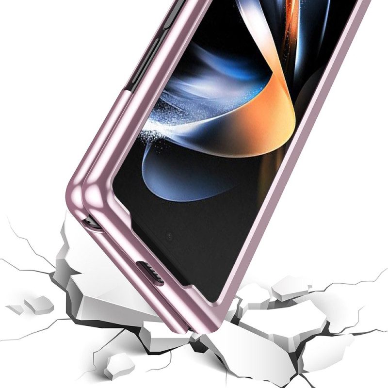 Kuori Samsung Galaxy Z Fold 6 Läpinäkyvät Metalliset Reunat Suojakuori