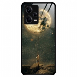 Kuori Xiaomi Redmi Note 12 Pro Moon Man Karkaistu Lasi