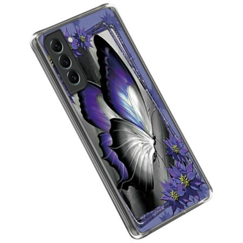 Kuori Samsung Galaxy S23 5G Violetti Perhonen