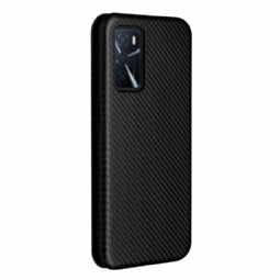 Kotelot Oppo A16 / A16s Suojakuori Carbon Fiber Leatherette