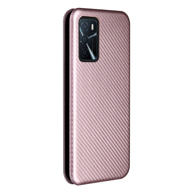 Kotelot Oppo A16 / A16s Suojakuori Carbon Fiber Leatherette