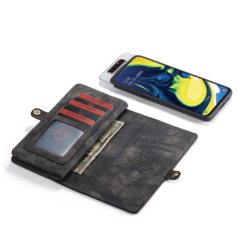 Case Nahkakotelo Samsung Galaxy A80 2 in 1 Magneettinen