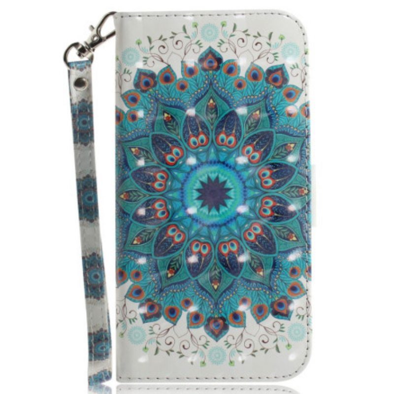 Kotelot Samsung Galaxy S23 Ultra 5G Suojaketju Kuori Strappy Mandala