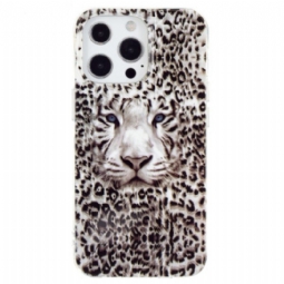 Case iPhone 15 Pro Fluoresoiva Leopardi