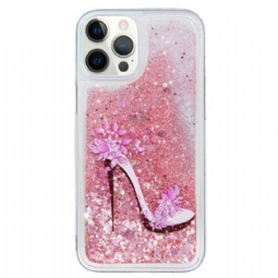 Case iPhone 15 Pro Paljettipumppu