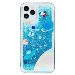 Case iPhone 15 Pro Space Glitter