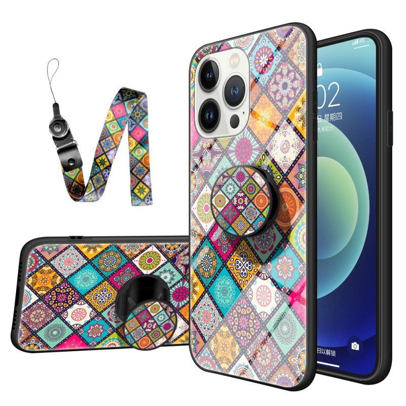 Kuori iPhone 15 Pro Patchwork