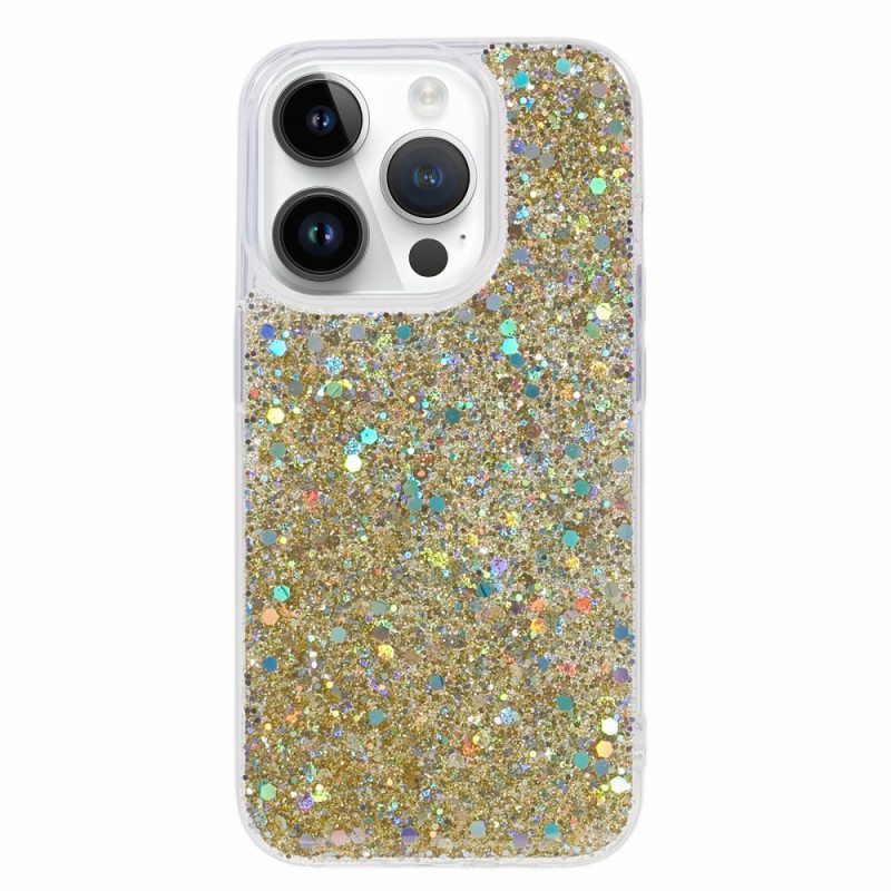 Kuori iPhone 15 Pro Pelkkää Glitteriä