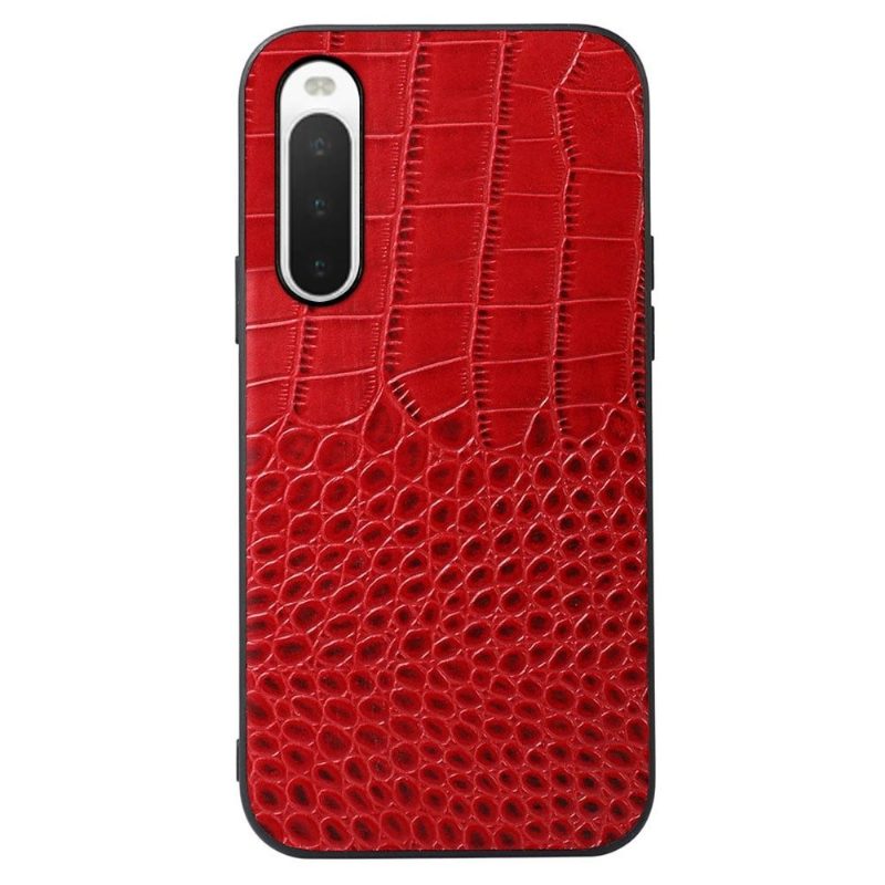 Kuori Sony Xperia 10 IV Colette Croc Effect Nahka