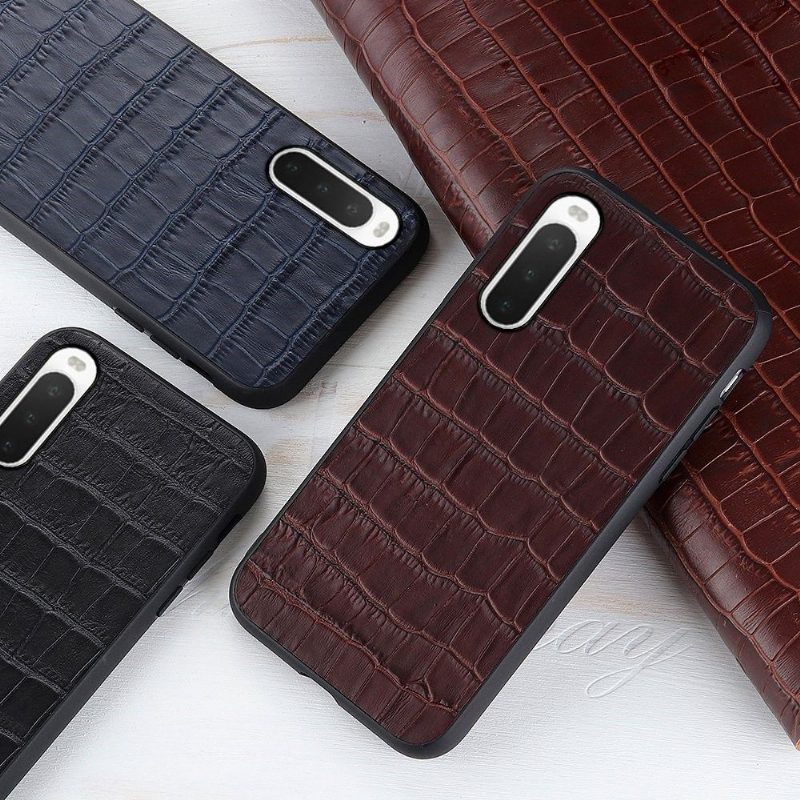 Kuori Sony Xperia 10 IV Hemming Chic Croco Skin Look