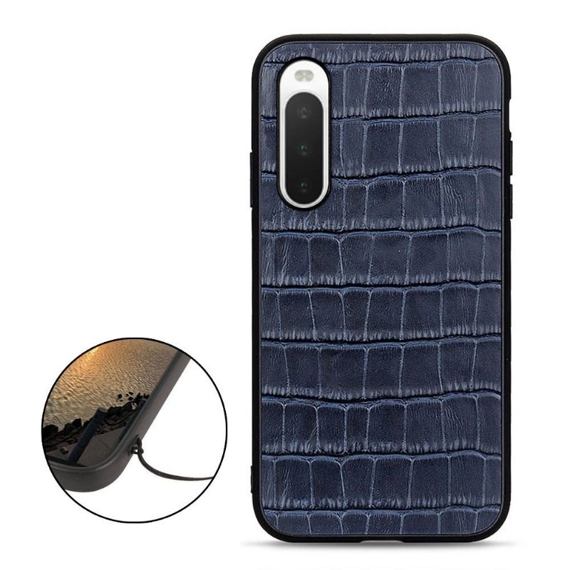 Kuori Sony Xperia 10 IV Hemming Chic Croco Skin Look