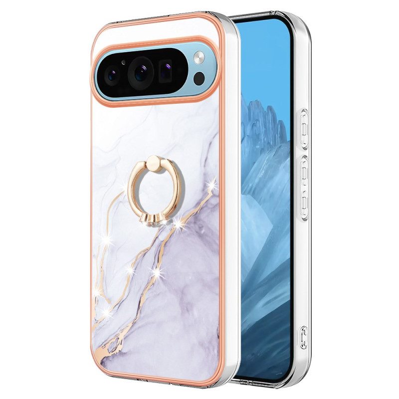 Case Google Pixel 9 Pro Puhelinkuoret Marmorityylinen Tukirengas