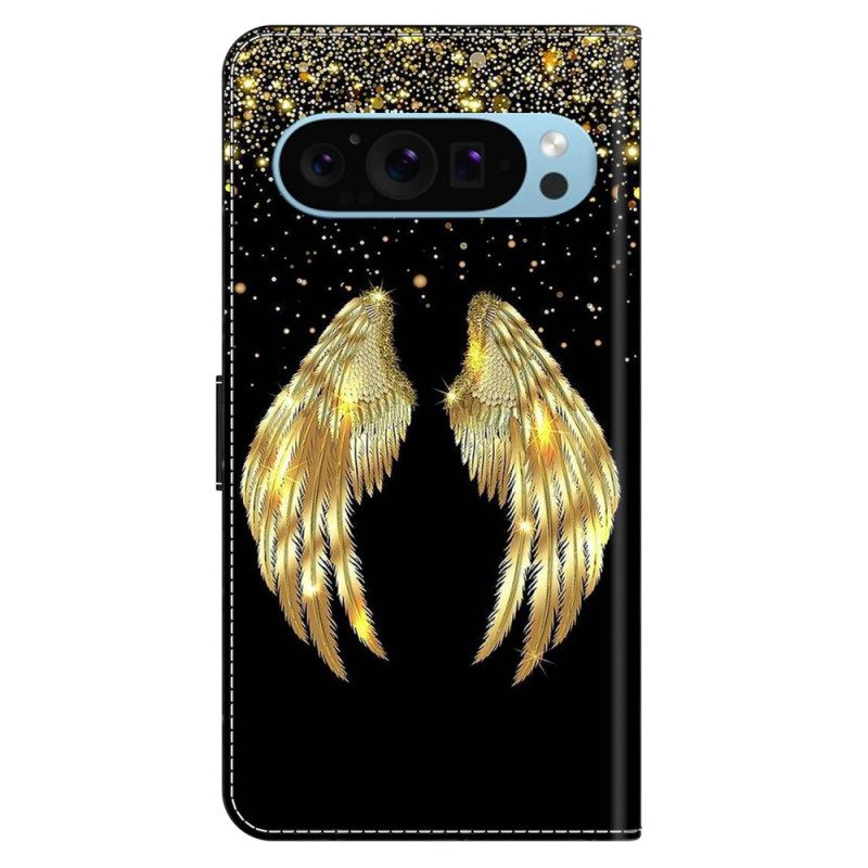 Kotelot Google Pixel 9 Pro Golden Wings Suojakuori