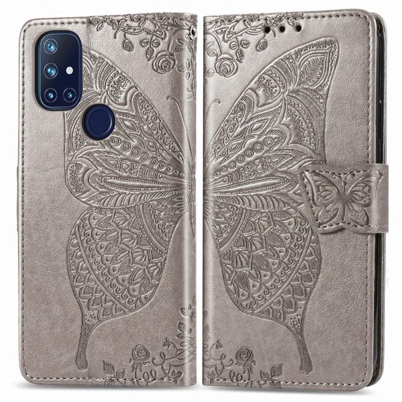 Kotelot OnePlus Nord N10 Butterfly Relief