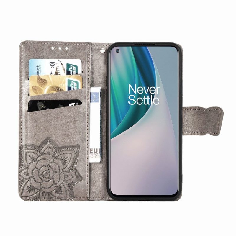 Kotelot OnePlus Nord N10 Butterfly Relief