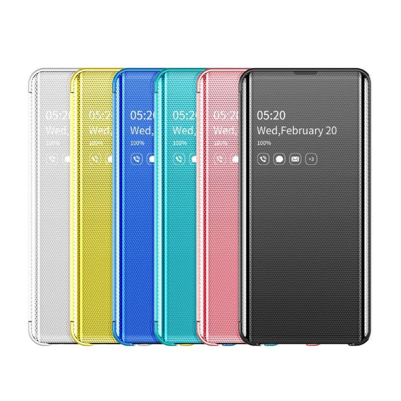 Case Samsung Galaxy Note 10+ / Note 10+ 5G Murtumaton Puhelinkuoret Kotelot Flip Peilitehoste