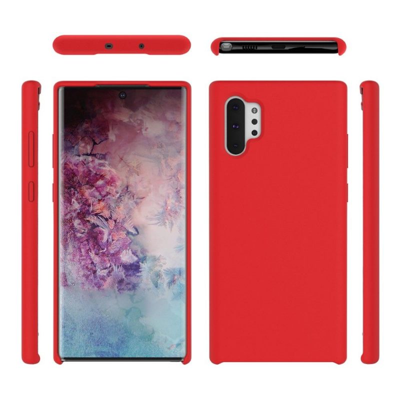 Case Samsung Galaxy Note 10+ / Note 10+ 5G Murtumaton Puhelinkuoret Nestemäinen Silikoni