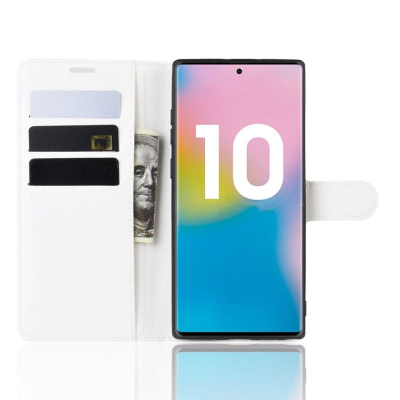 Kotelot Samsung Galaxy Note 10+ / Note 10+ 5G Suojakuori Lompakkokotelo Style Nahka