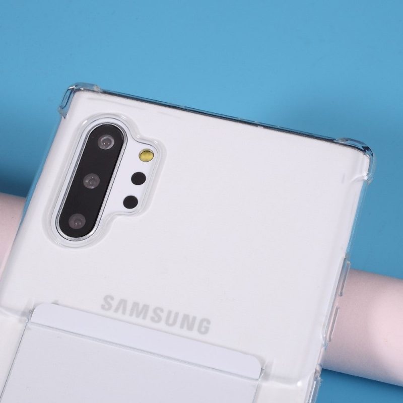 Kuori Samsung Galaxy Note 10+ / Note 10+ 5G Hemming Läpinäkyvä Korttikotelo