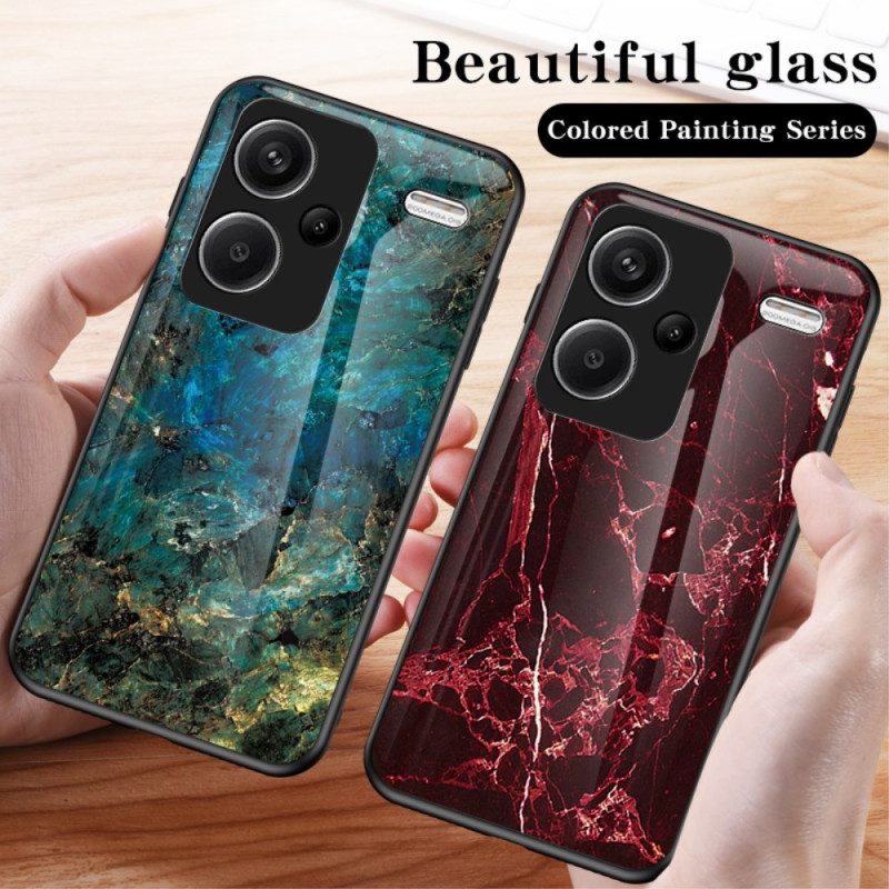 Case Xiaomi Redmi Note 13 Pro Plus 5g Puhelinkuoret Smaragdimarmorikarkaistu Lasi