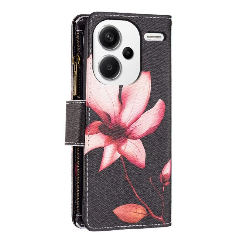 Kotelot Xiaomi Redmi Note 13 Pro Plus 5g Lotus Wallet