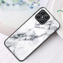 Kuori Honor X8 Suojakuori Marble Lina Karkaistu Lasi