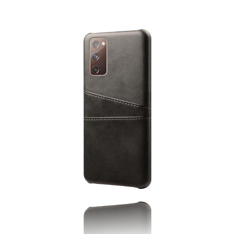 Case Samsung Galaxy S20 FE Murtumaton Puhelinkuoret Melody Leather Effect -korttikotelo